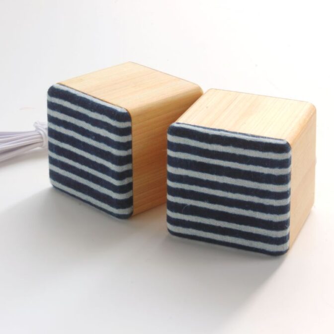 ヨシモク 藍木スピーカー 檜 M-SP ボーダー | 渋沢逸品館