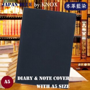 KNOX JAPAN BLUE システム手帳 バイブルサイズ ブルー | 渋沢逸品館
